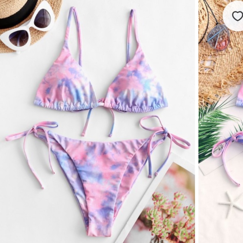 Zaful Tie Dye Bikini